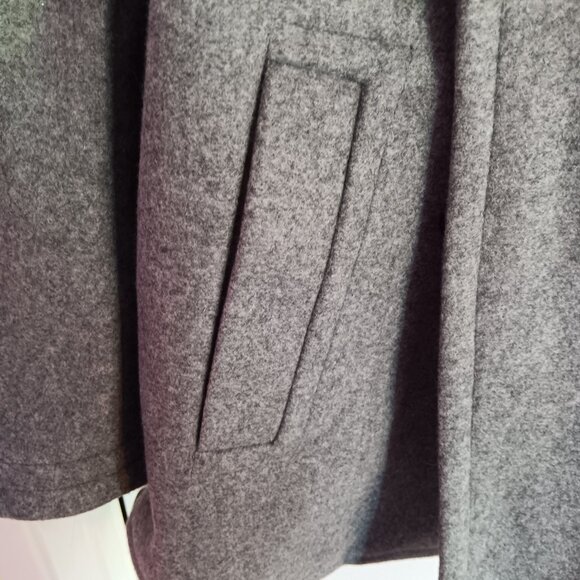 Women's RD Style Fiora Grey Pea Coat NWOT Size S/P - Picture 2 of 7